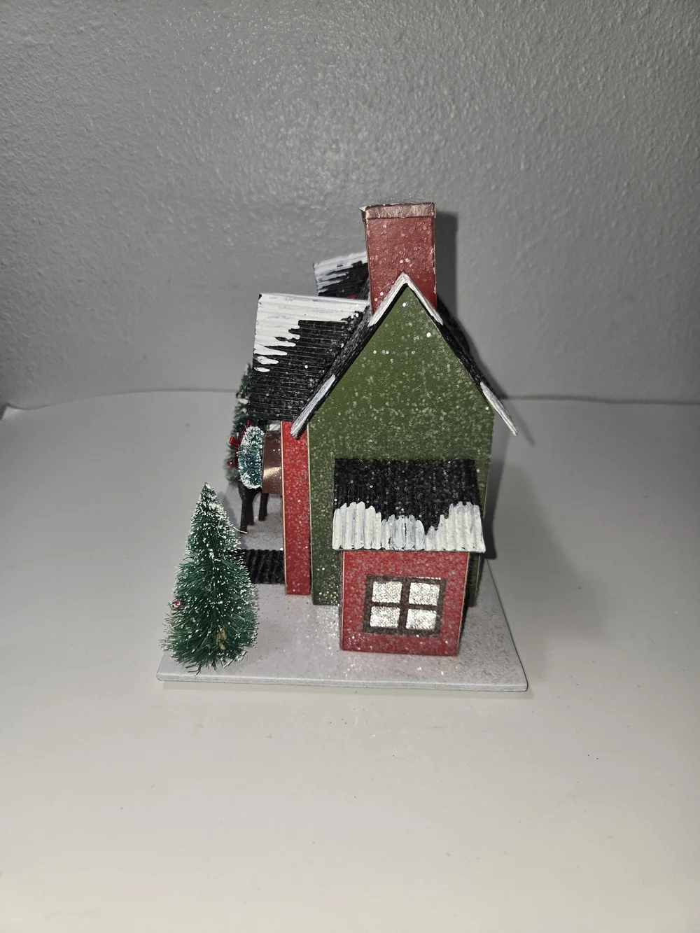 Northlight Seasonal LED lit Holiday Tartan House Christmas Decoration - Tested